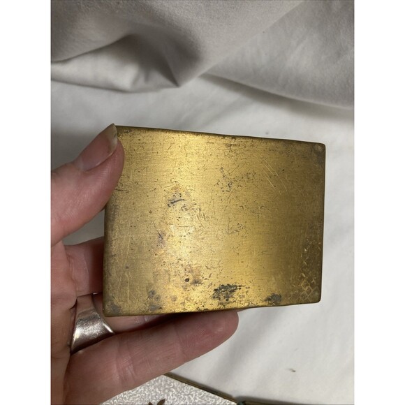 Lot 2 Vintage Volupte Compact For Pressed Powder W/ Mirror Brass 1950s Roses - Picture 6 of 12